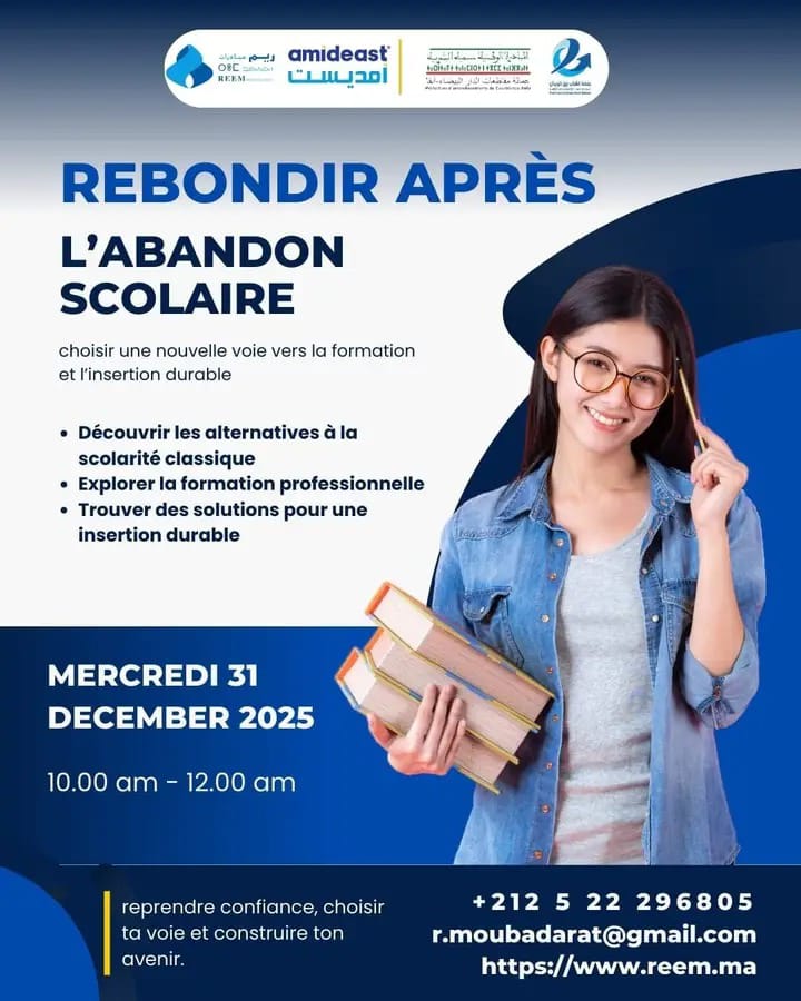 Rebondir après abandon scolaire